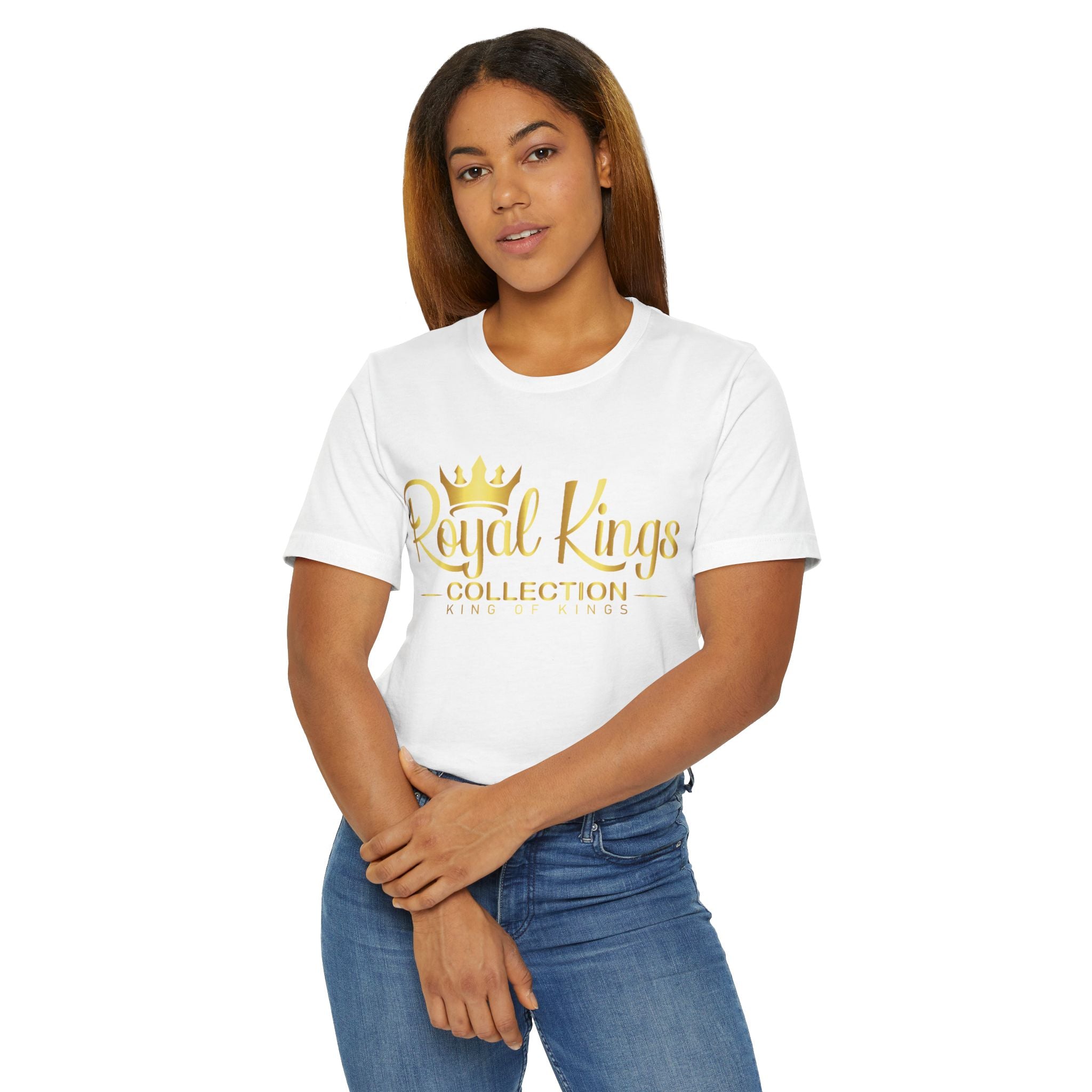 Royal Kings Collection Classic Jersey Tee | Black & White Unisex Shirt