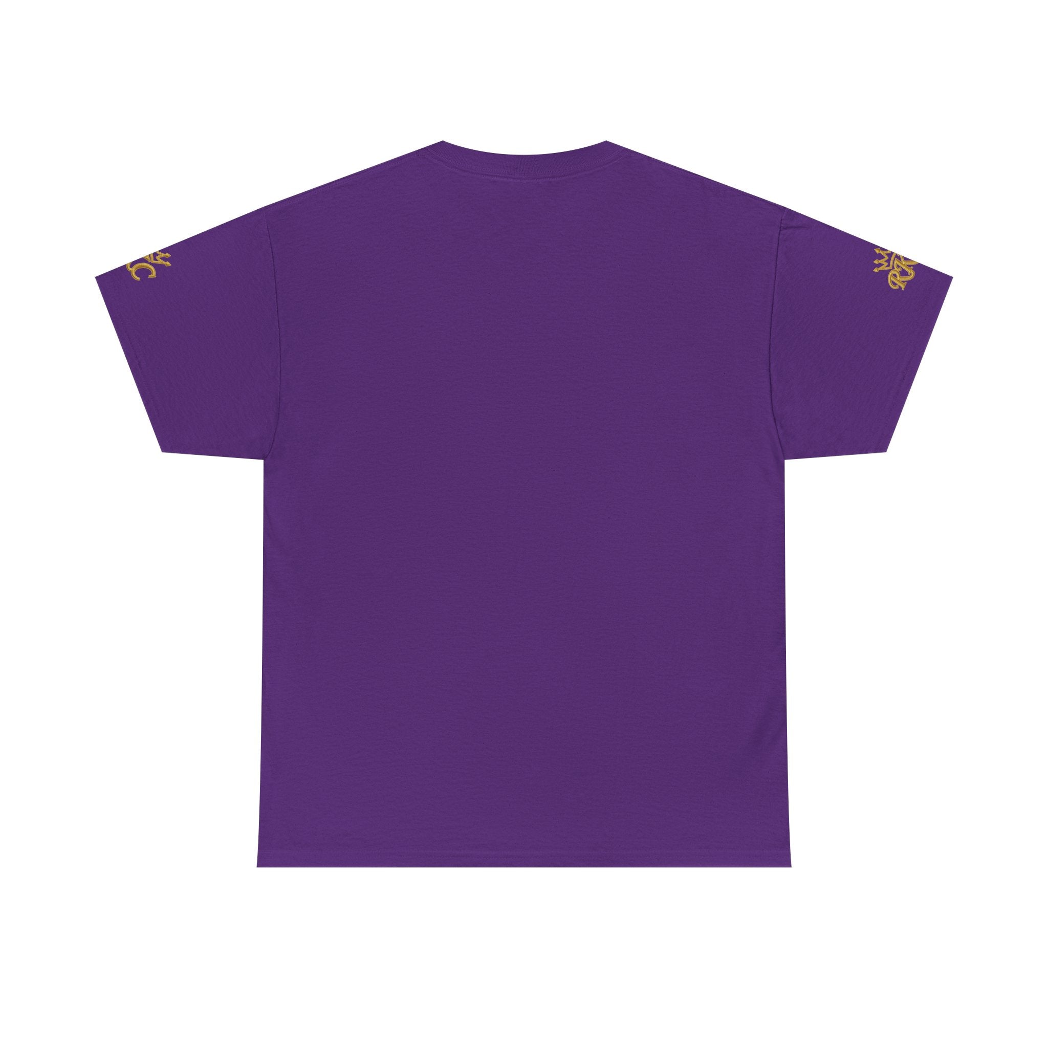 Royal Kings Collection Unisex Crown Sleeves Signature Tee | Heavy Cotton T-Shirt