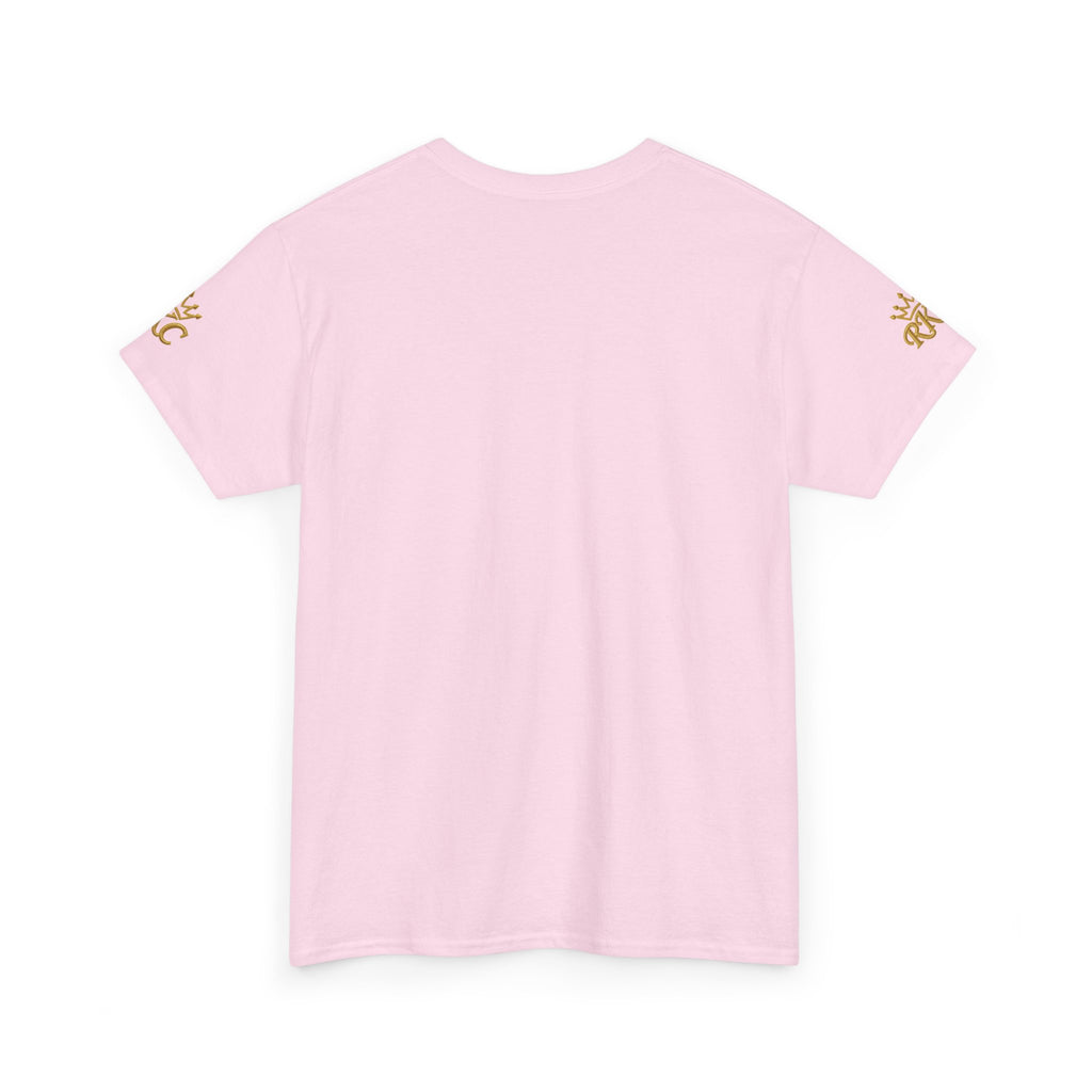 Royal Kings Collection Unisex Crown Sleeves Signature Tee | Heavy Cotton T-Shirt