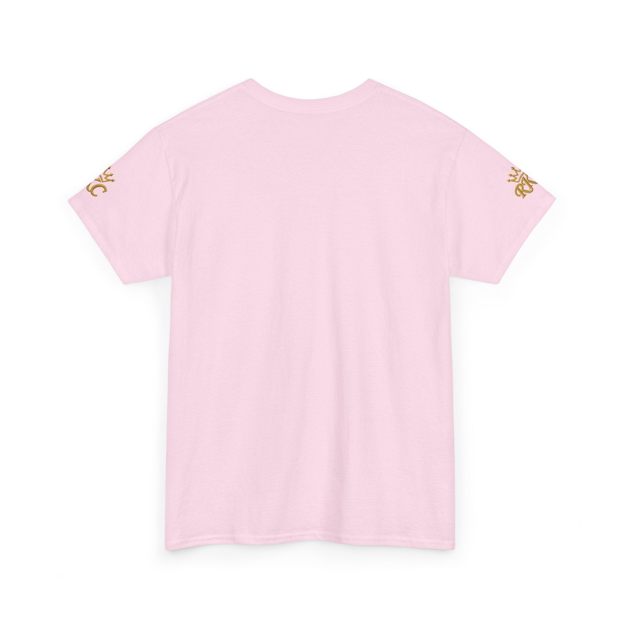 Royal Kings Collection Unisex Crown Sleeves Signature Tee | Heavy Cotton T-Shirt