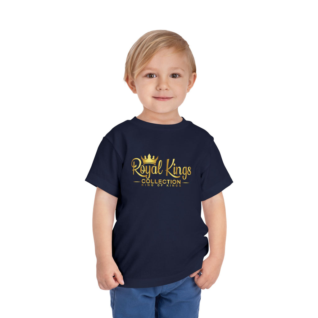 Royal Kings Collection Toddler Signature Tee | Little Kings Gold Logo Shirt