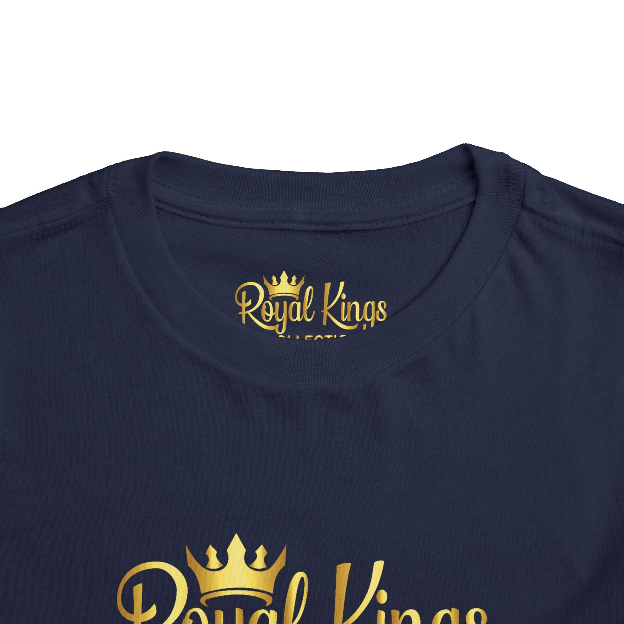 Royal Kings Collection Toddler Signature Tee | Little Kings Gold Logo Shirt