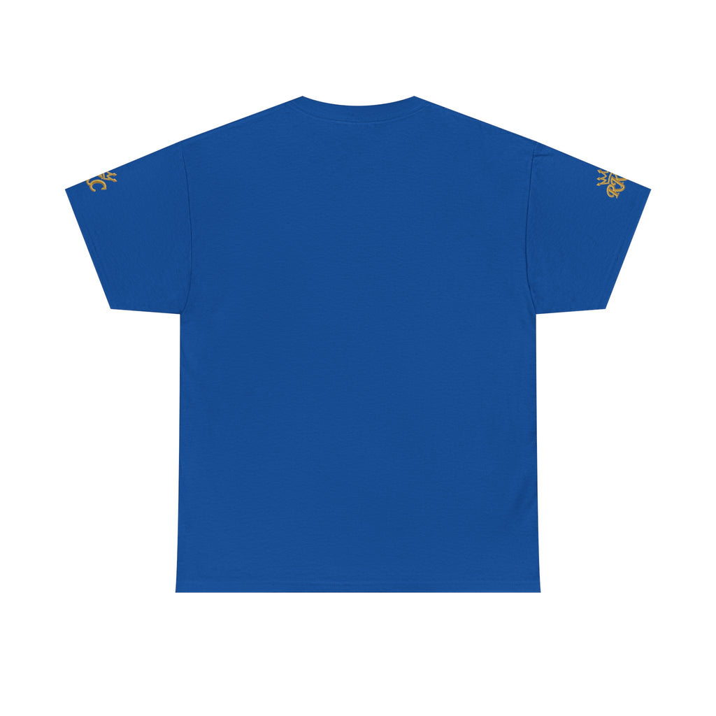 Royal Kings Collection Unisex Crown Sleeves Signature Tee | Heavy Cotton T-Shirt