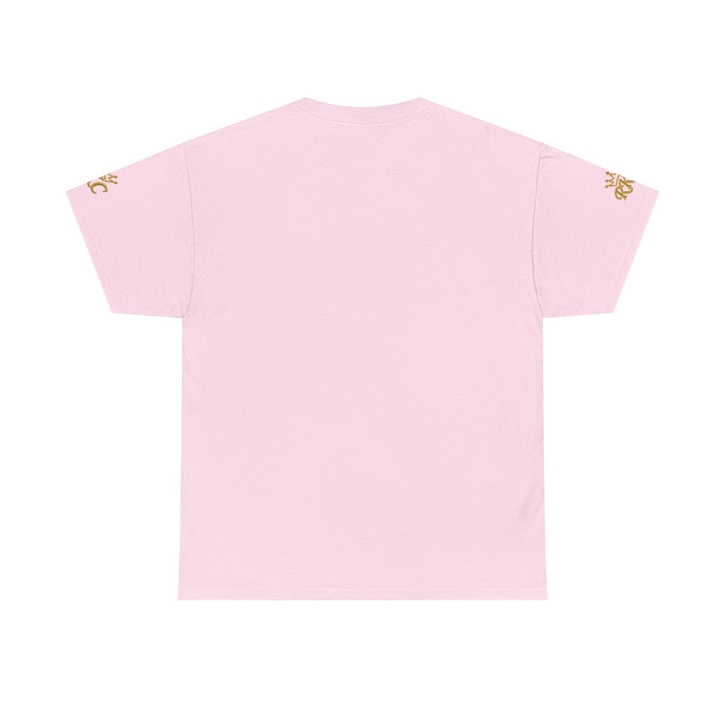 Royal Kings Collection Unisex Crown Sleeves Signature Tee | Heavy Cotton T-Shirt
