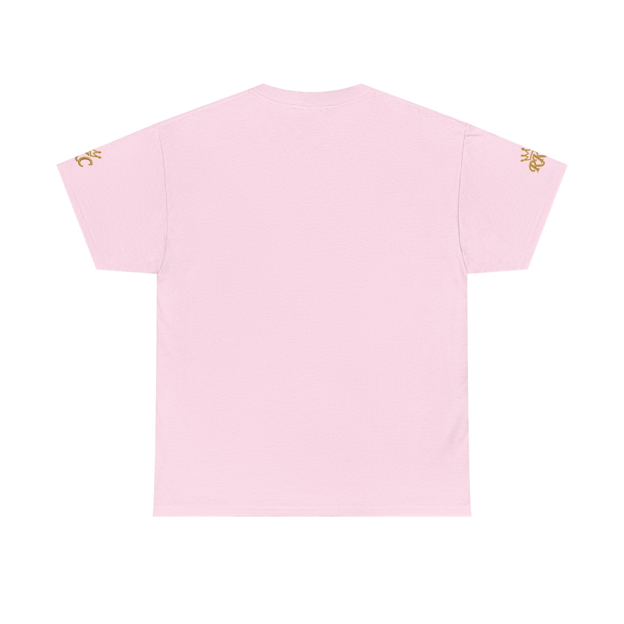 Royal Kings Collection Unisex Crown Sleeves Signature Tee | Heavy Cotton T-Shirt