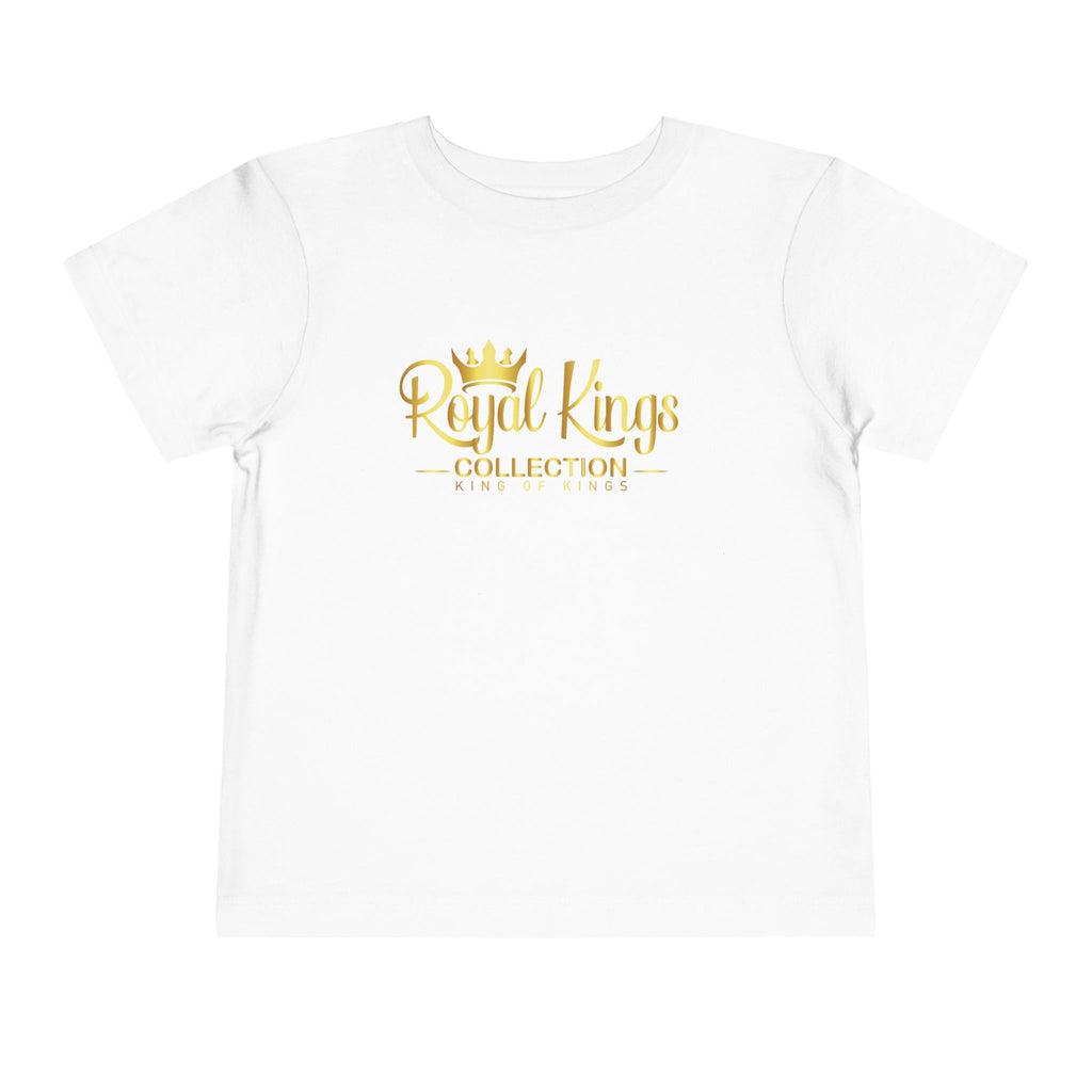 Royal Kings Collection Toddler Signature Tee | Little Kings Gold Logo Shirt