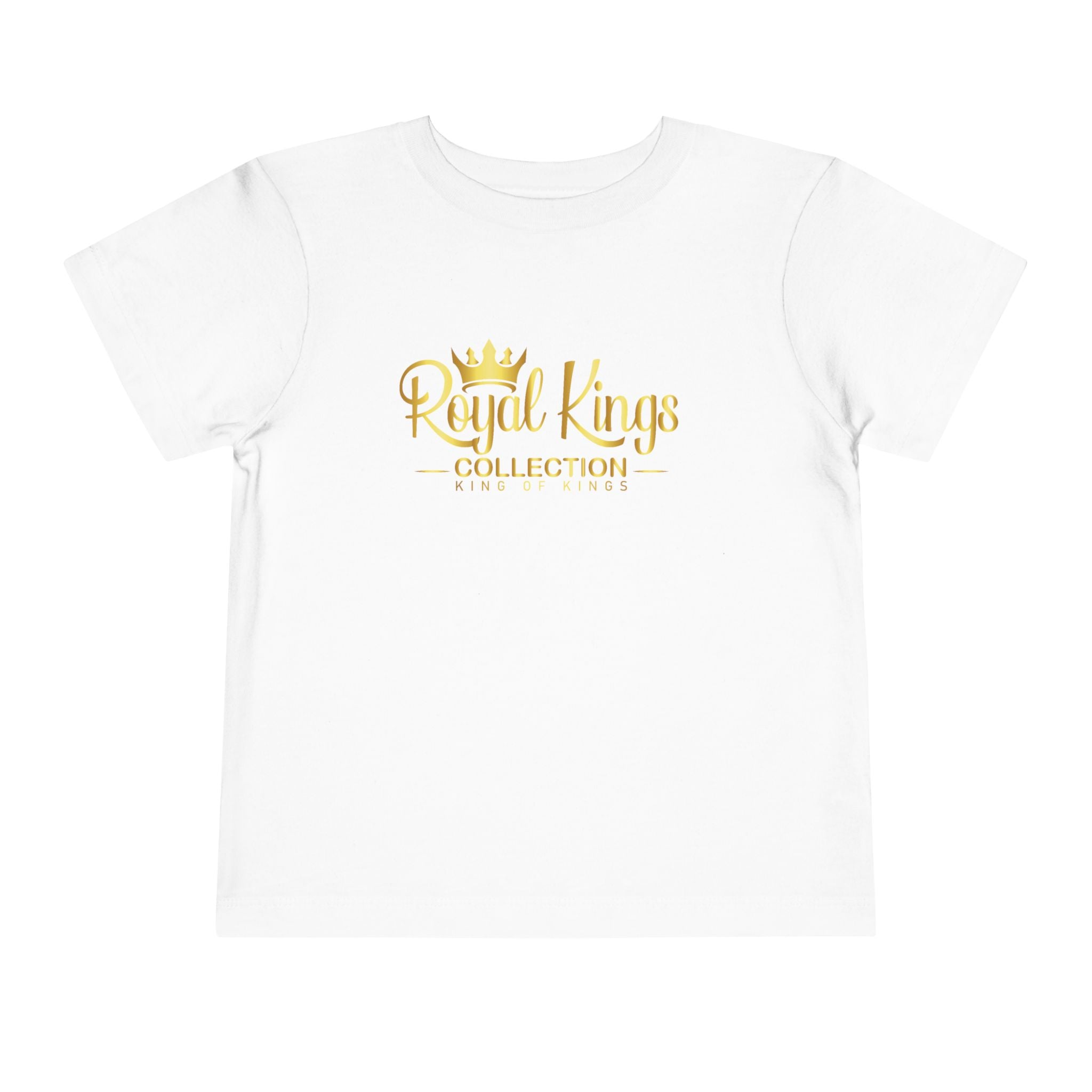 Royal Kings Collection Toddler Signature Tee | Little Kings Gold Logo Shirt