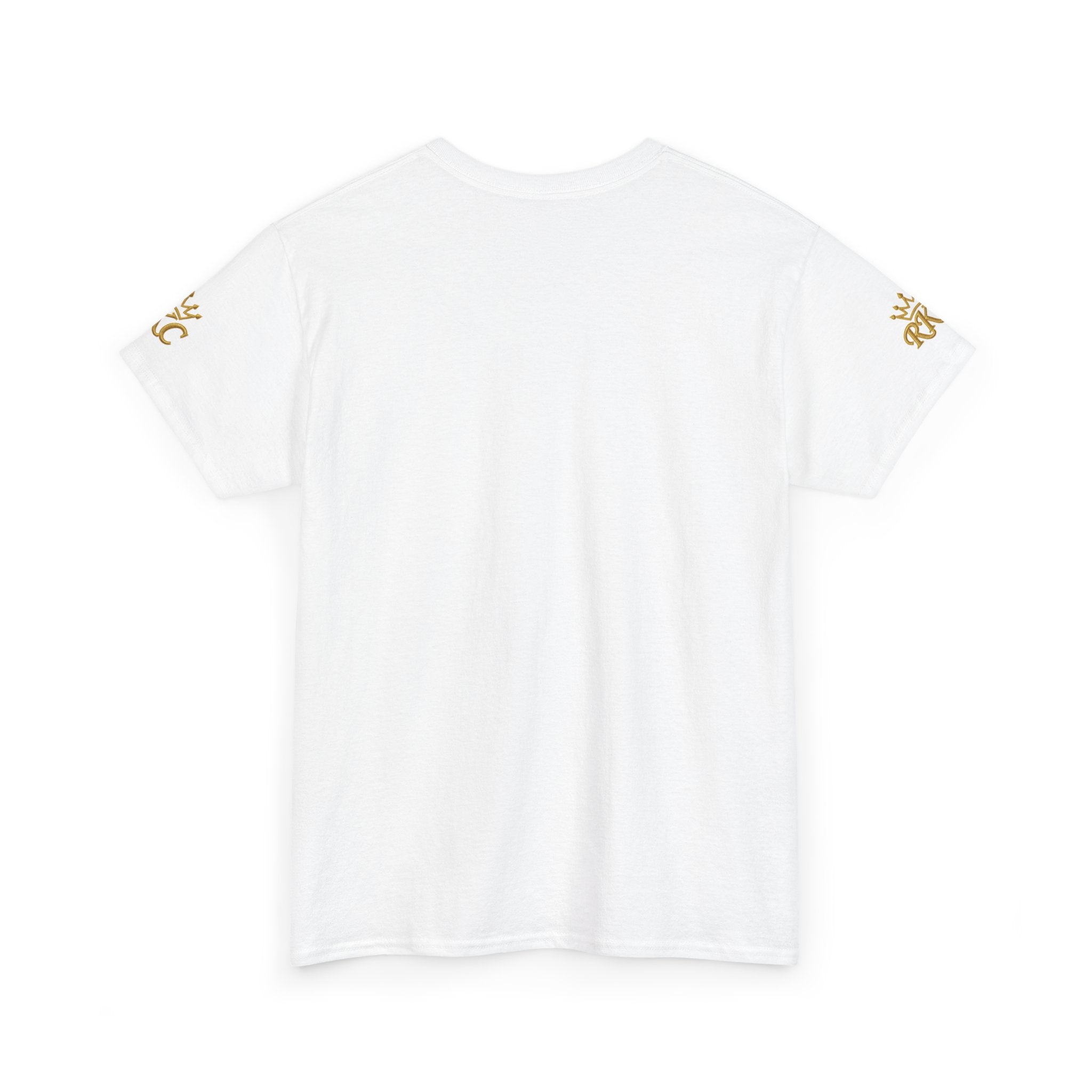 Royal Kings Collection Unisex Crown Sleeves Signature Tee | Heavy Cotton T-Shirt