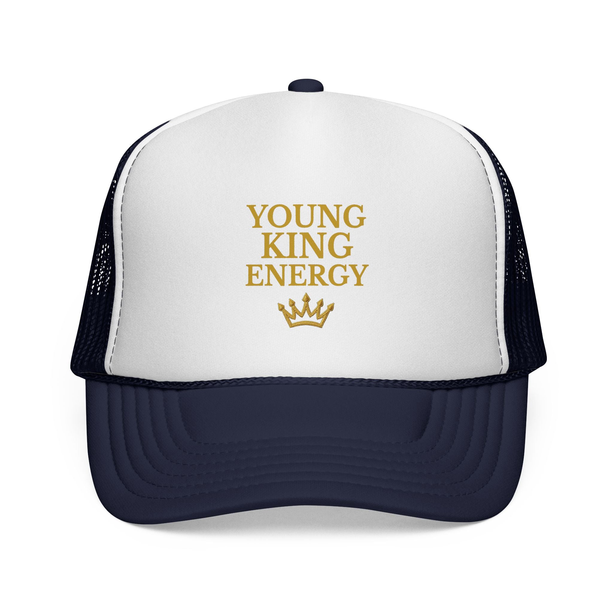 Young King Energy Crown Two-Tone Trucker Hat | Royal Kings Collection Unisex Hat