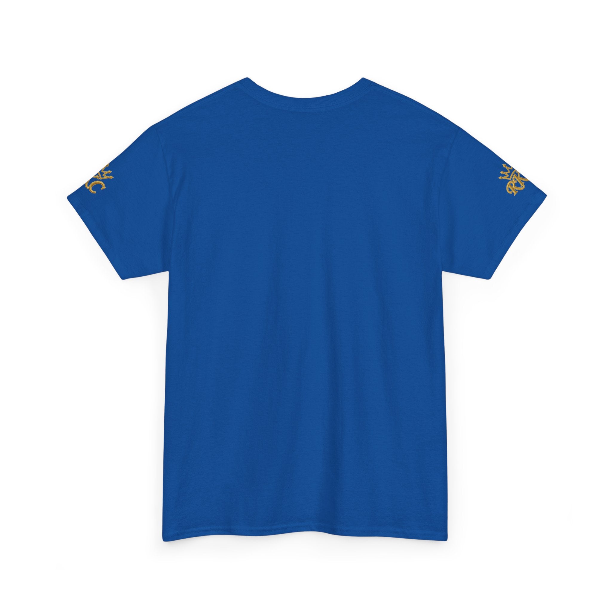 Royal Kings Collection Unisex Crown Sleeves Signature Tee | Heavy Cotton T-Shirt