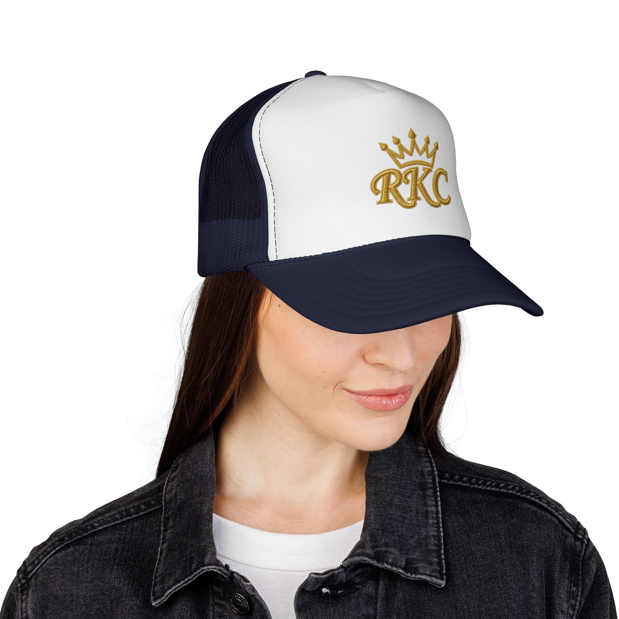 RKC Crown Two-Tone Trucker Hat | Royal Kings Collection Adult Unisex Hat