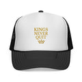 Kings Never Quit Crown Two-Tone Trucker Hat | Royal Kings Collection Adult Unisex Hat