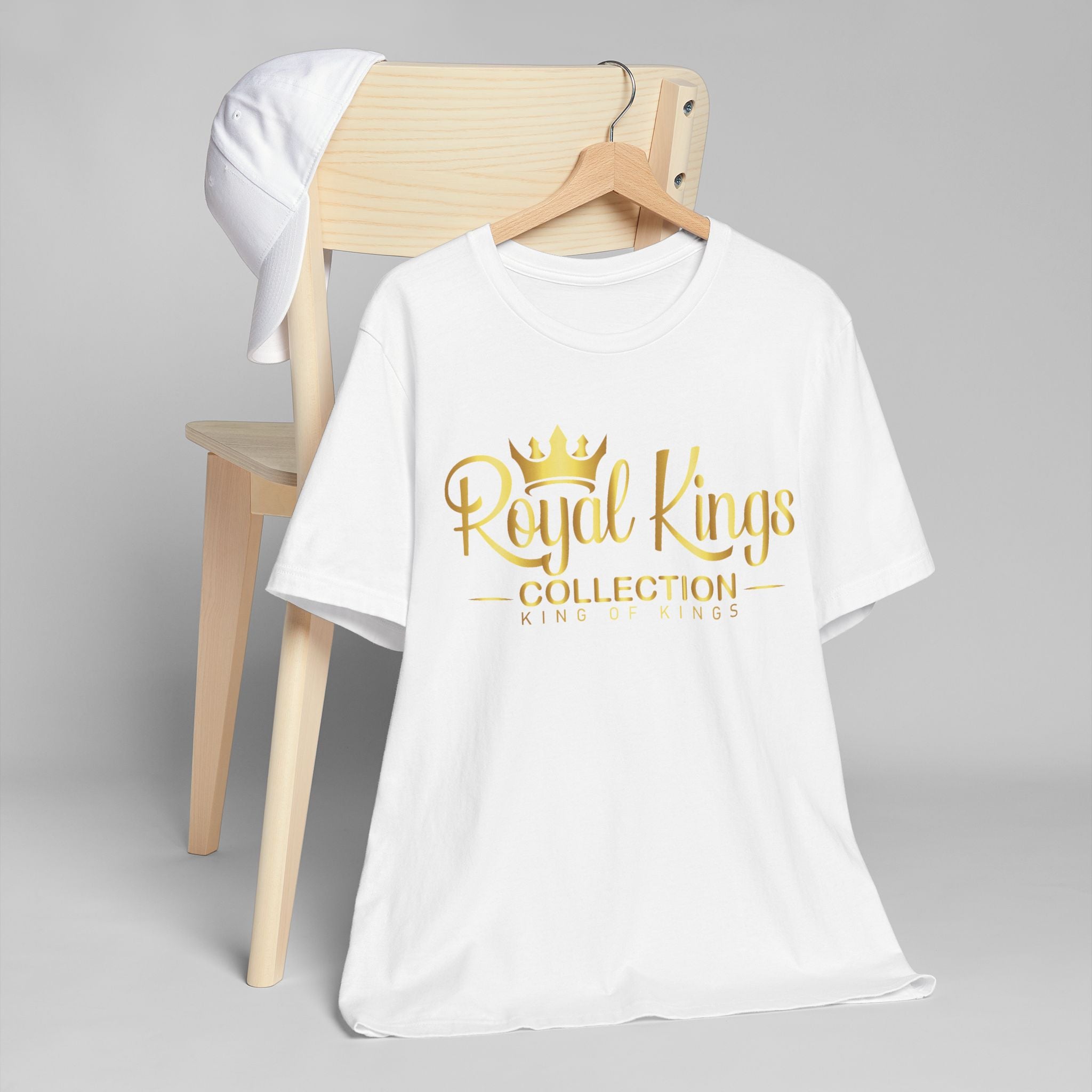Royal Kings Collection Classic Jersey Tee | Black & White Unisex Shirt