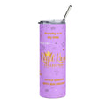 Royal Kings Collection Little Queens 20oz Stainless Steel Tumbler | Purple Affirmation Cupo