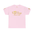 Royal Kings Collection Unisex Crown Sleeves Signature Tee | Heavy Cotton T-Shirt