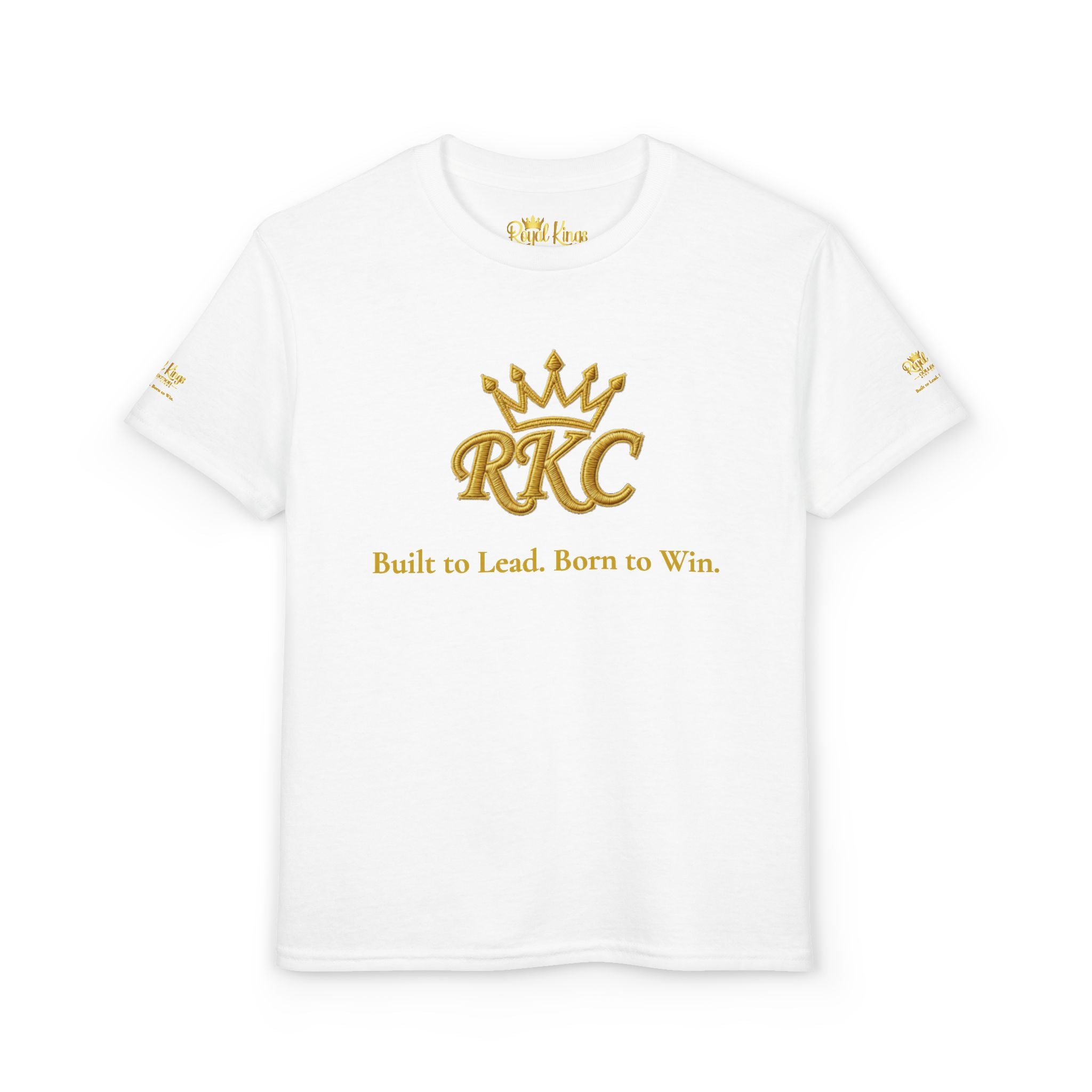 RKC Signature Crown Youth Tee – Built to Lead, Born to Win