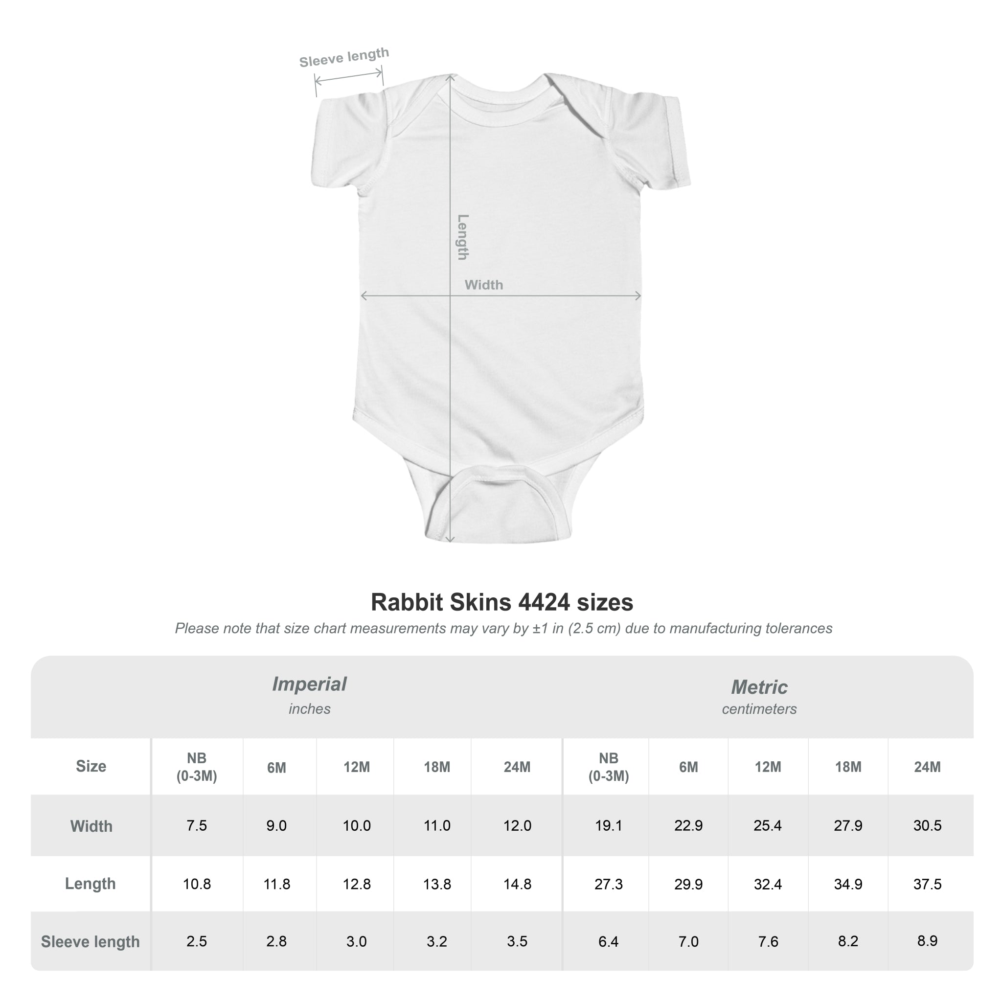 Royal Kings Collection RKC Infant Fine Jersey Bodysuit