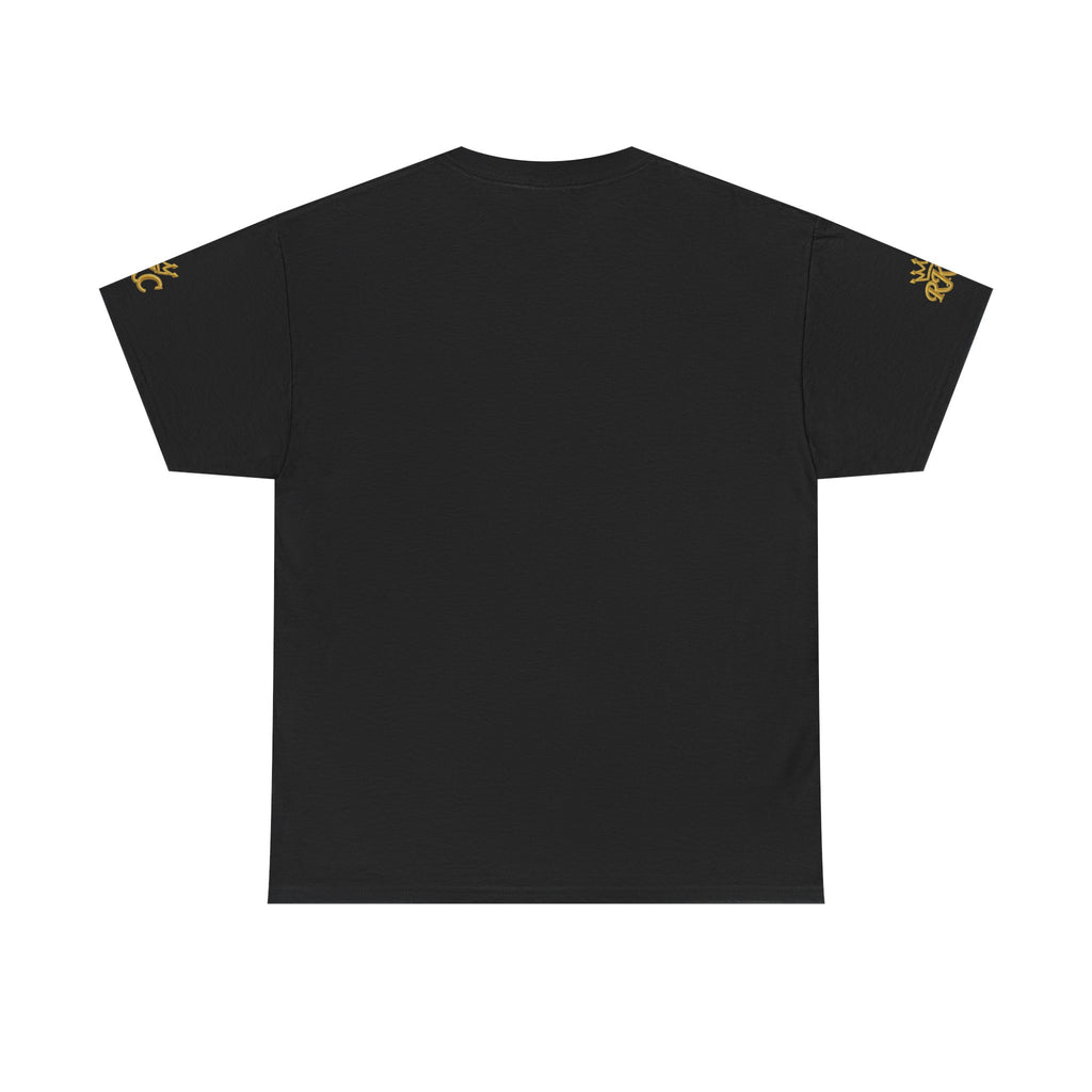 Royal Kings Collection Unisex Crown Sleeves Signature Tee | Heavy Cotton T-Shirt