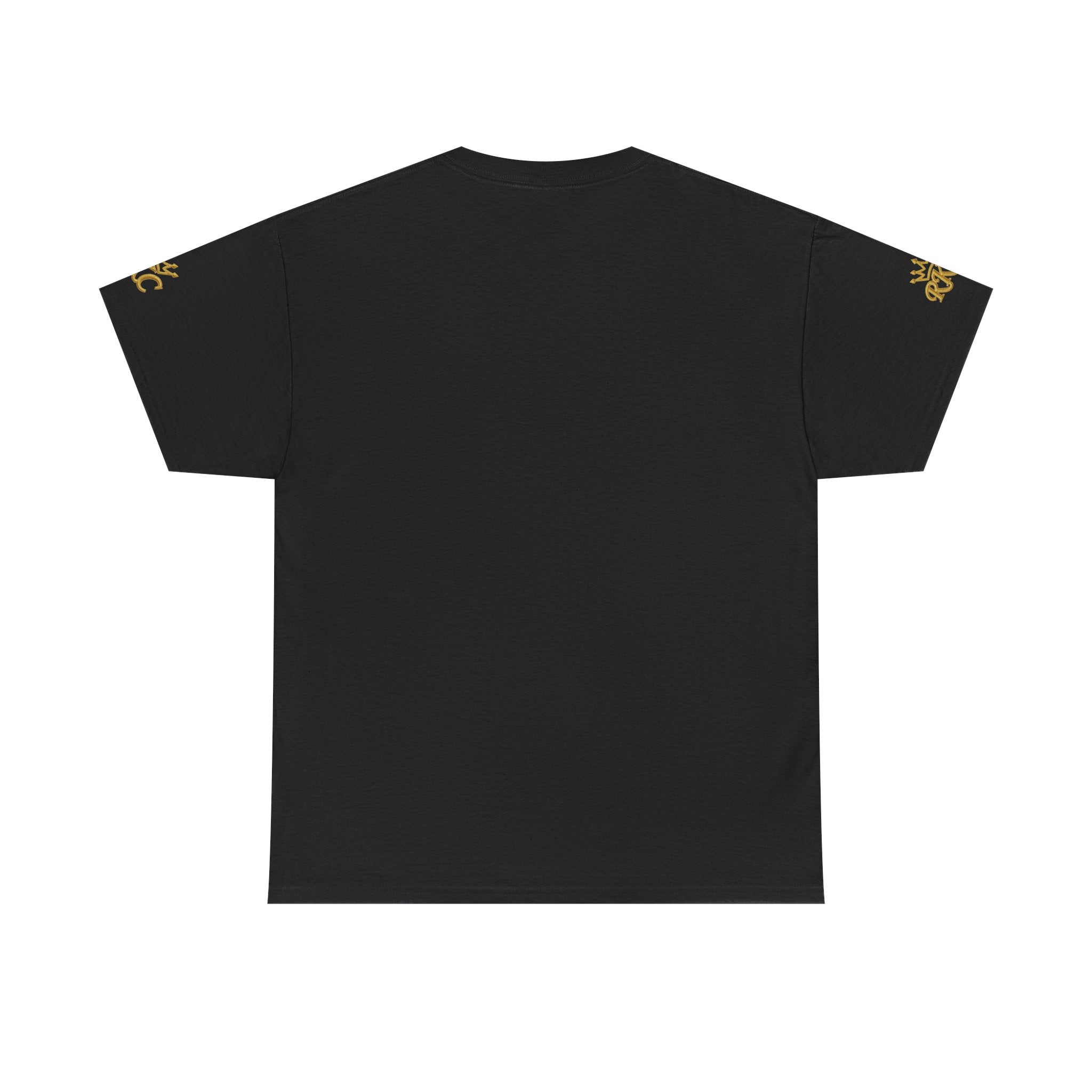Royal Kings Collection Unisex Crown Sleeves Signature Tee | Heavy Cotton T-Shirt
