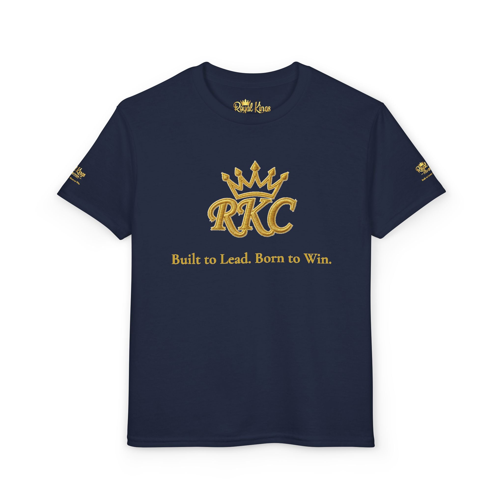 RKC Signature Crown Youth Tee – Built to Lead, Born to Win