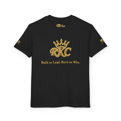 RKC Signature Crown Youth Tee – Built to Lead, Born to Win