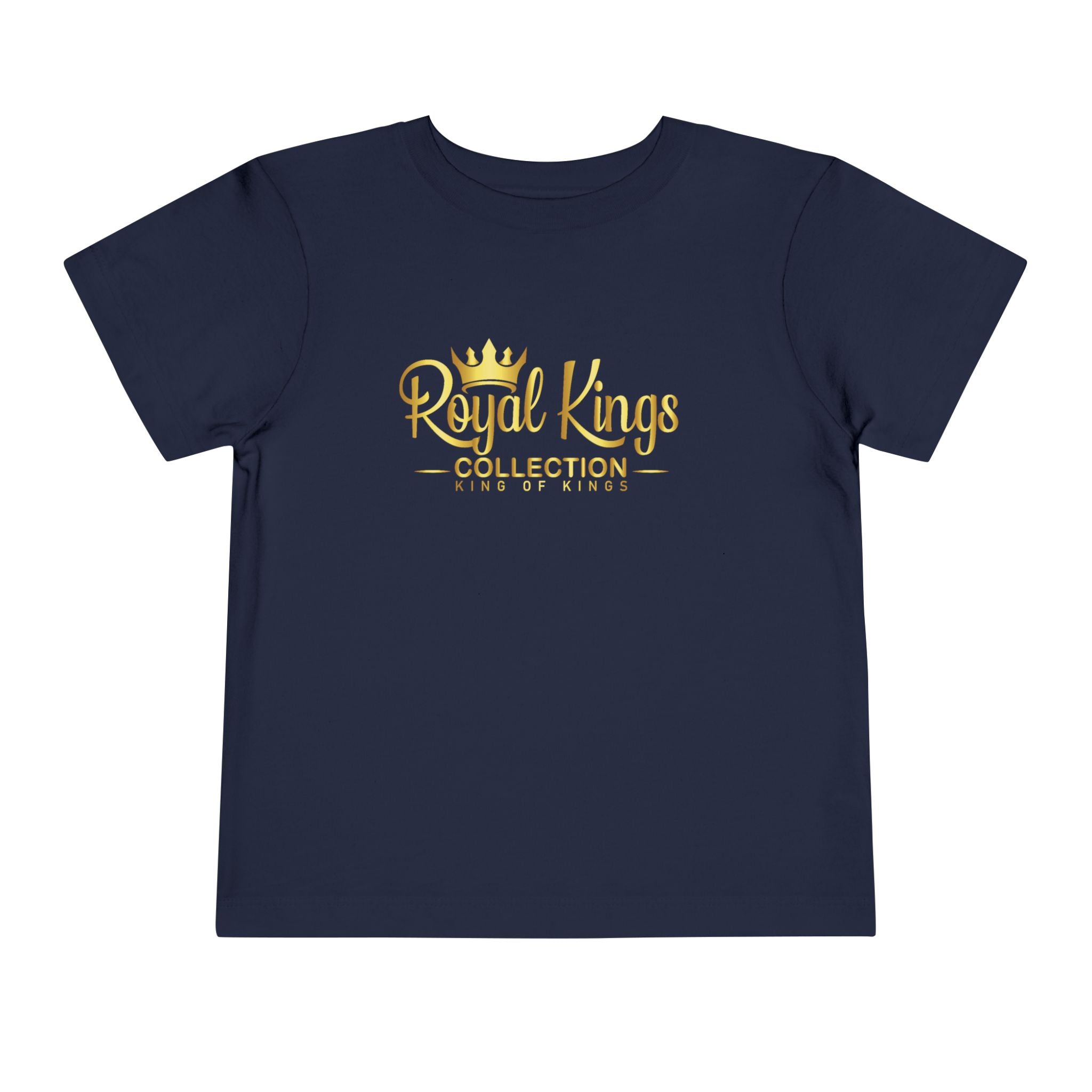 Royal Kings Collection Toddler Signature Tee | Little Kings Gold Logo Shirt