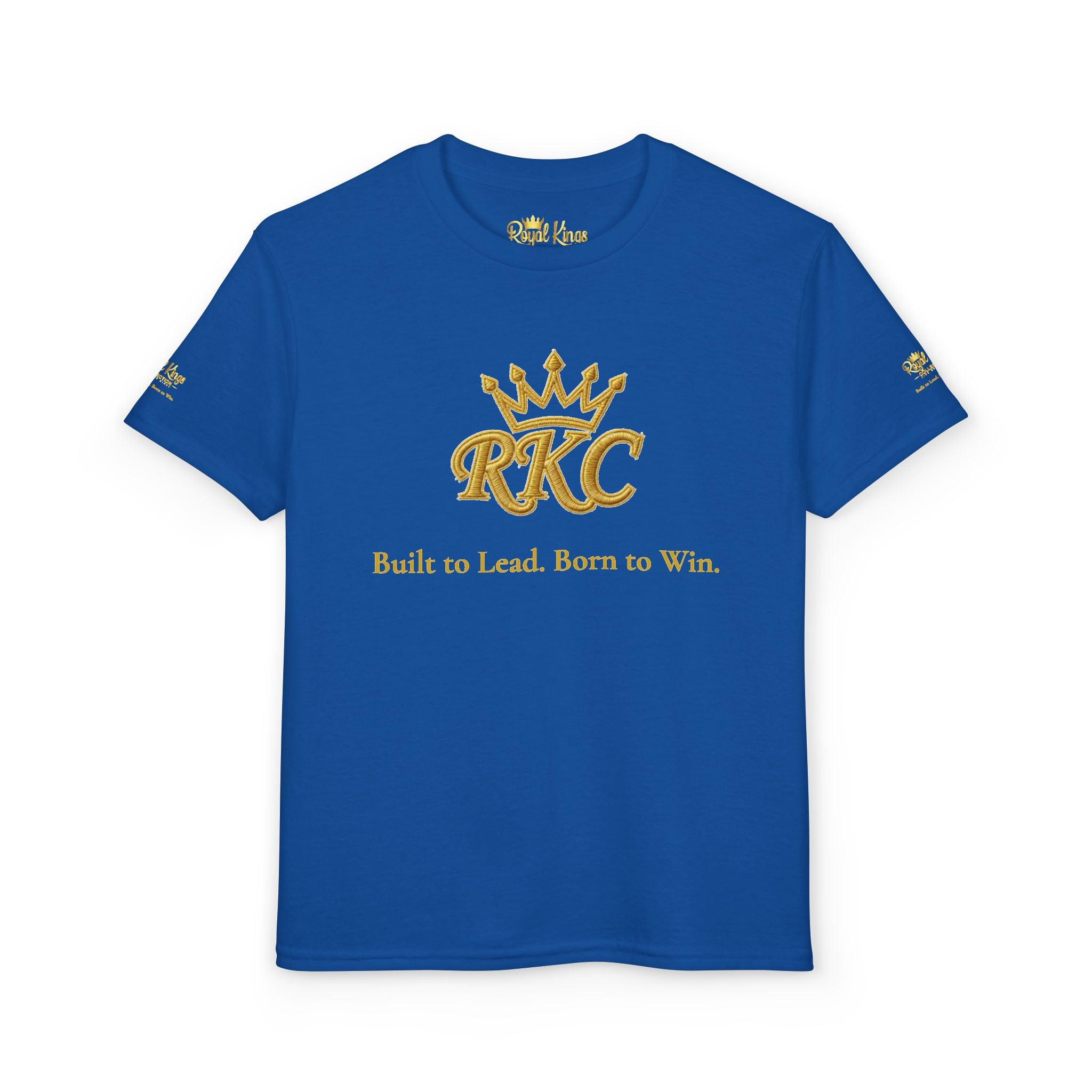 RKC Signature Crown Youth Tee – Built to Lead, Born to Win