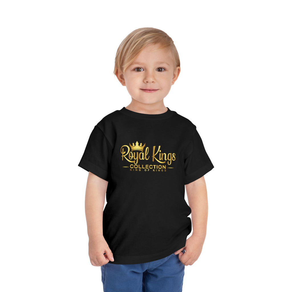 Royal Kings Collection Toddler Signature Tee | Little Kings Gold Logo Shirt