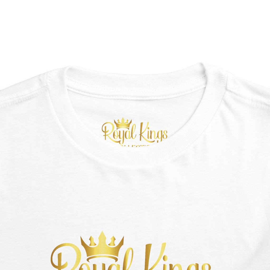 Royal Kings Collection Toddler Signature Tee | Little Kings Gold Logo Shirt