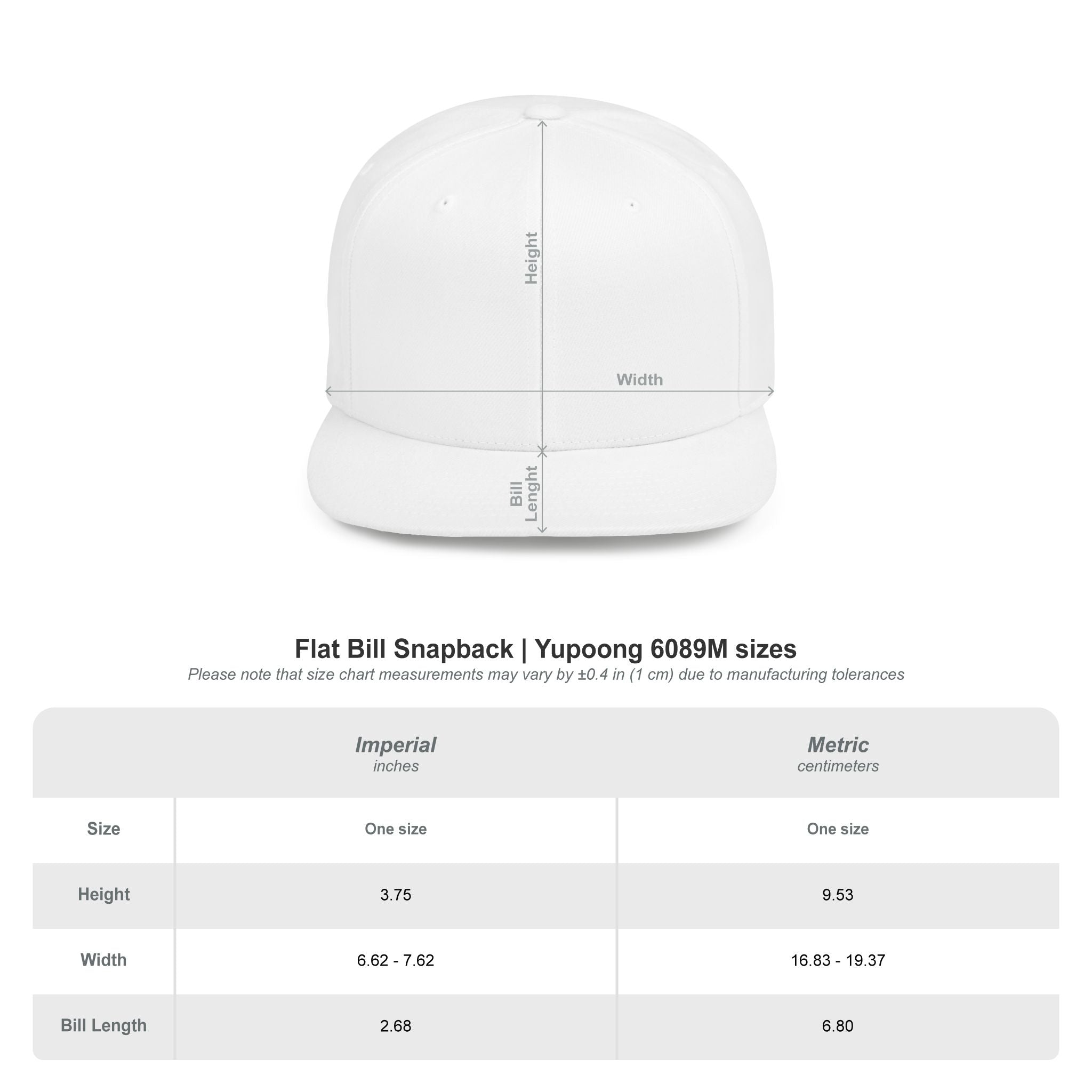 Royal Kings Collection Embroidered Flat Bill Snapback