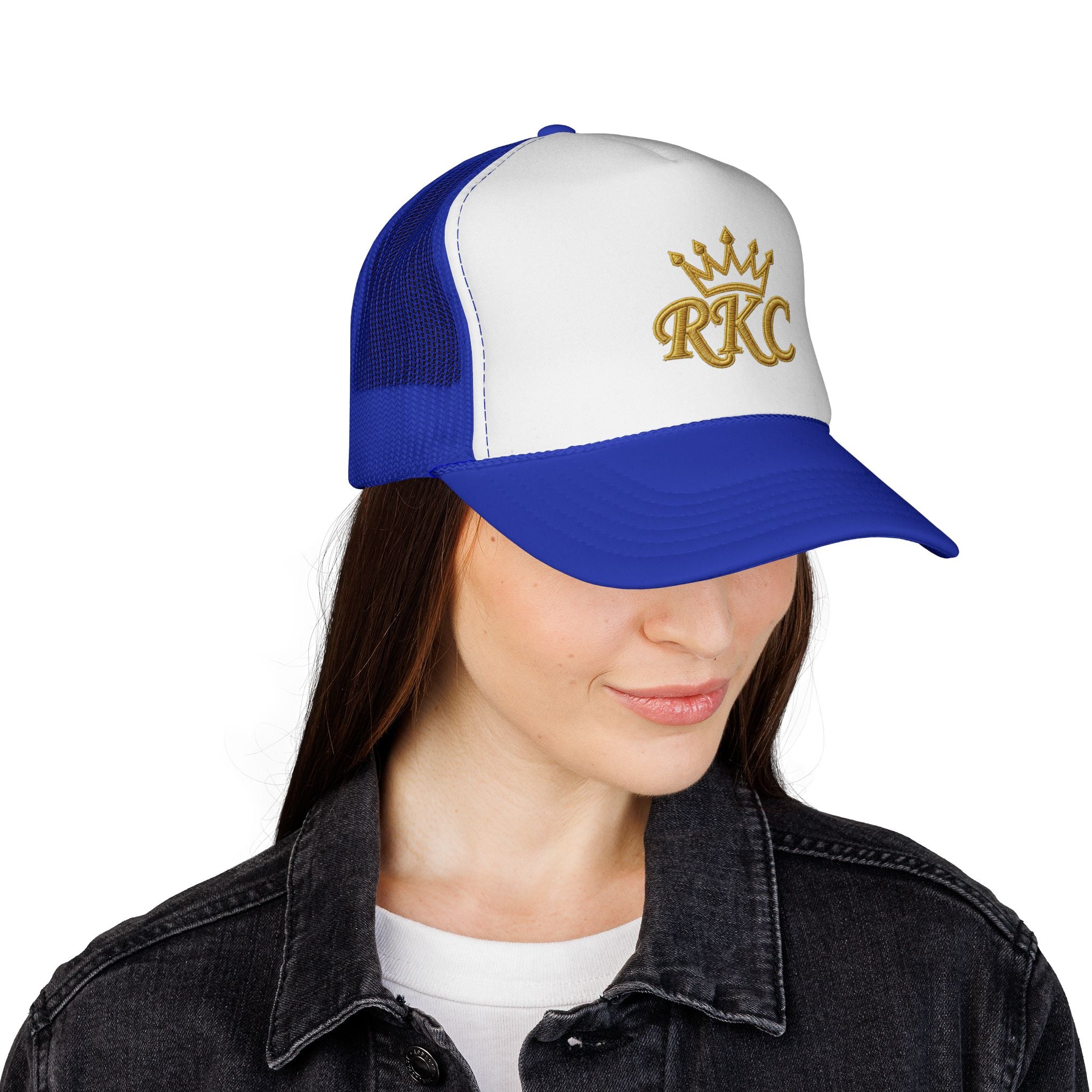 RKC Crown Two-Tone Trucker Hat | Royal Kings Collection Adult Unisex Hat