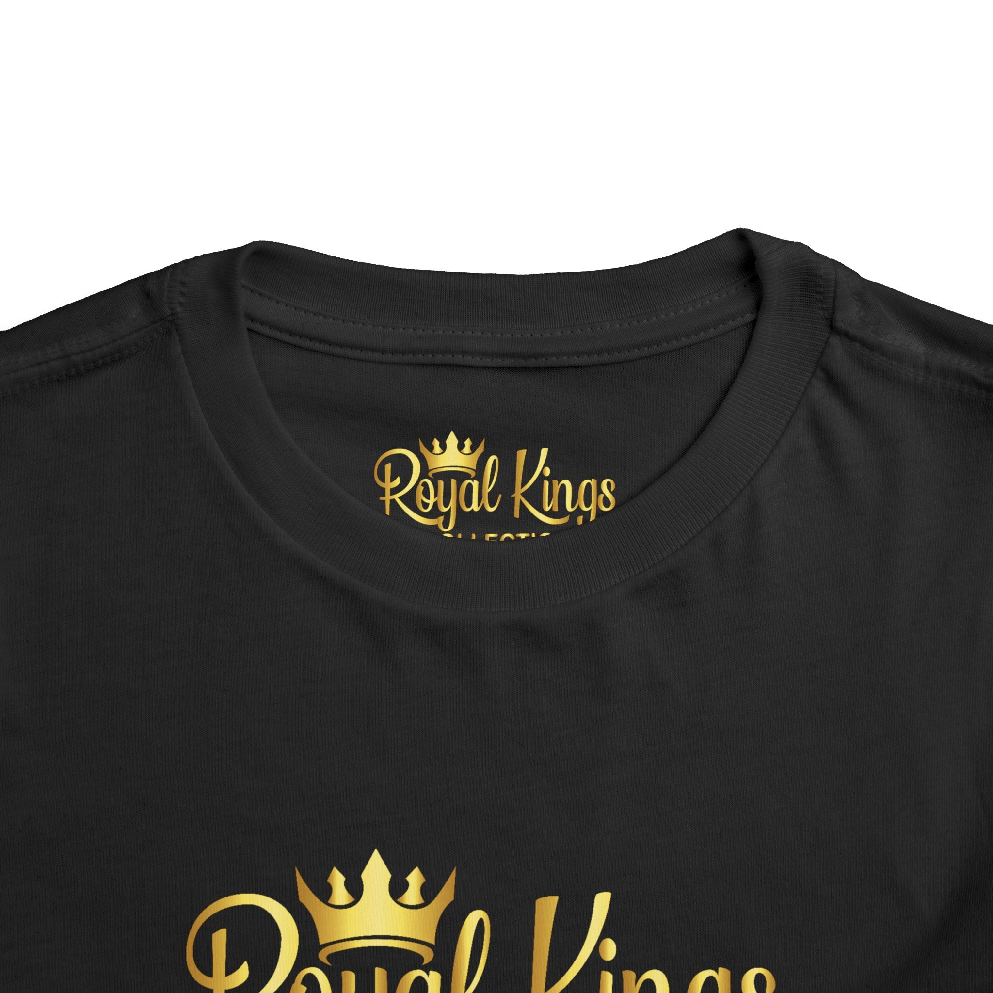 Royal Kings Collection Toddler Signature Tee | Little Kings Gold Logo Shirt