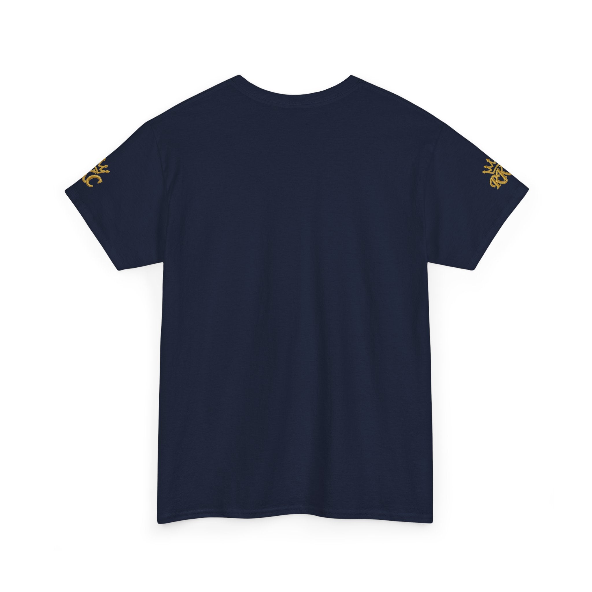 Royal Kings Collection Unisex Crown Sleeves Signature Tee | Heavy Cotton T-Shirt