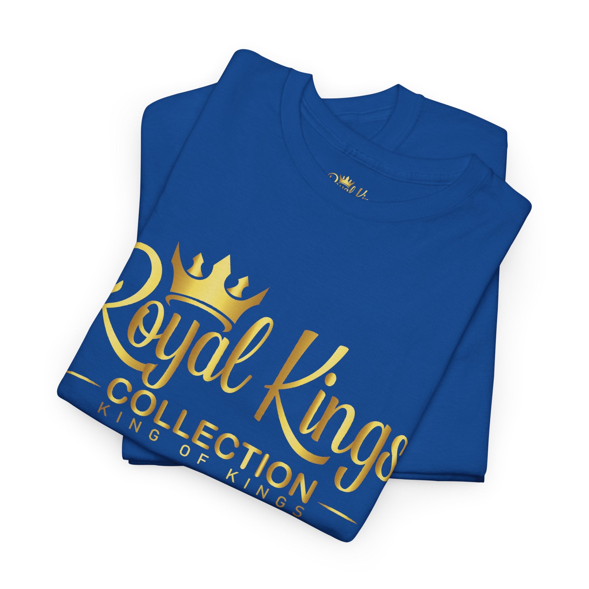 Royal Kings Collection Unisex Crown Sleeves Signature Tee | Heavy Cotton T-Shirt