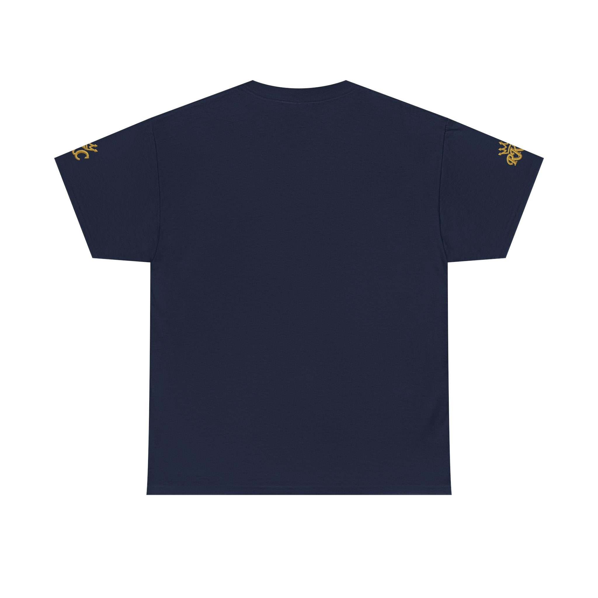 Royal Kings Collection Unisex Crown Sleeves Signature Tee | Heavy Cotton T-Shirt